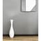 Uniquewise 43 Inch Tall White Modern Fiberglass Narrow Trumpet Floor Vase QI003694L - alternate 6